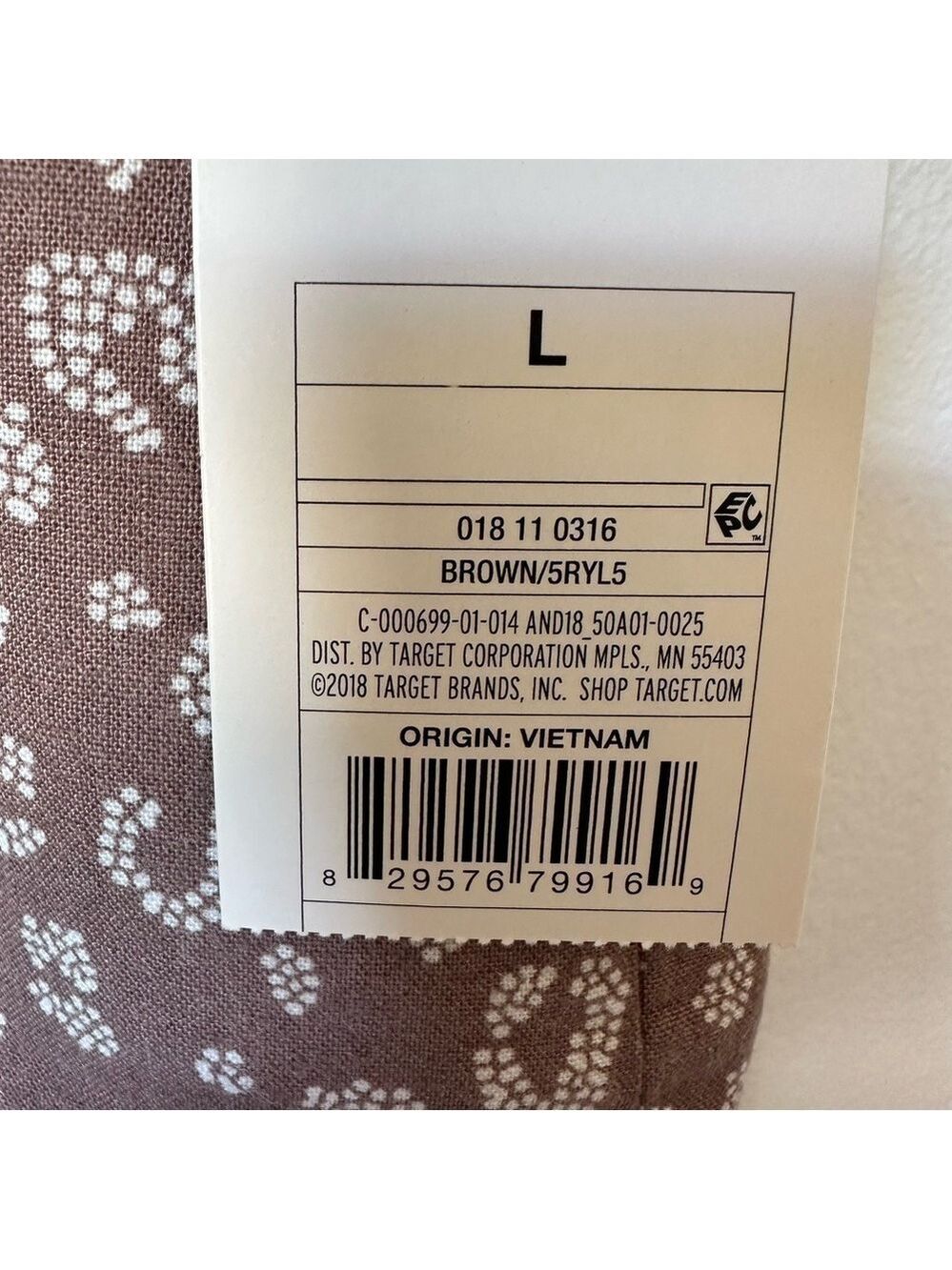 A New Day Brown Cheetah Print Elastic Waist Linen Blend Womens Shorts Size Large - Picture 4 of 6
